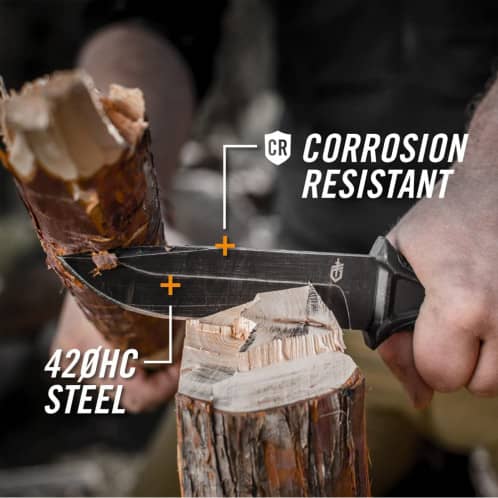 8 - Ніж мисливський Gerber Bear Grylls 539-5. Чорний