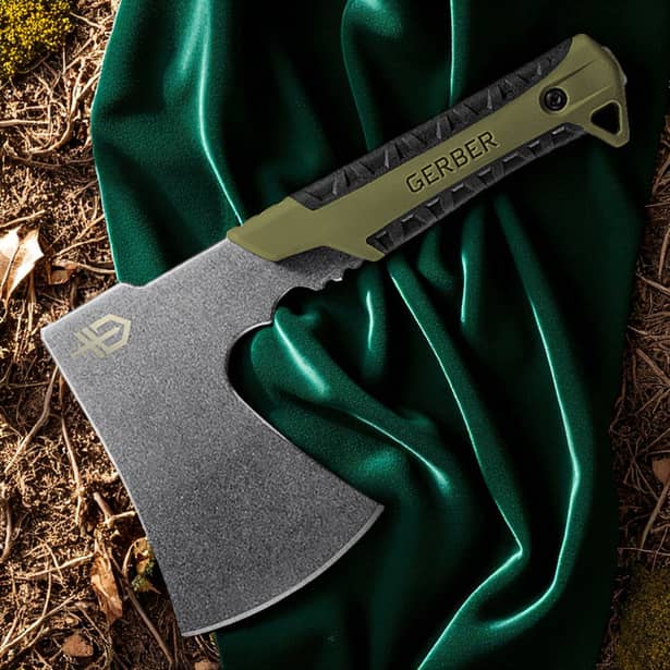 1 - Тактический топор Gerber A-291. Черно-оливковый