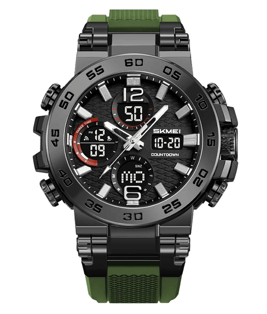 1 - Годинник наручний SKMEI 2499AG, 11476. Олива
