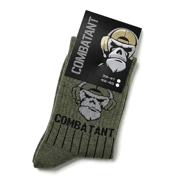 2 - Носки трекинговые Combatant Patrol Core Mid Summer. Хаки