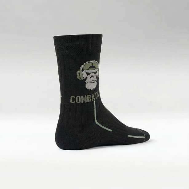 5 - Носки трекинговые Combatant Patrol Core Mid Summer. Черный