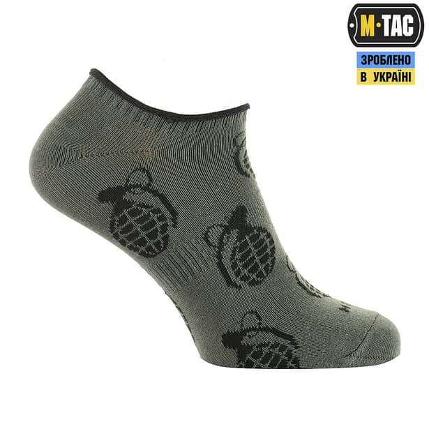 4 - Носки M-Tac летние легкие Grenades. Олива
