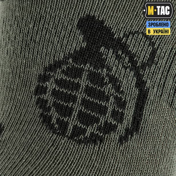 6 - Носки M-Tac летние легкие Grenades. Олива