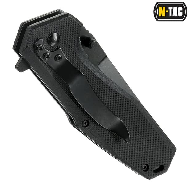 4 - Ніж складаний M-TAC Type 5. Чорний