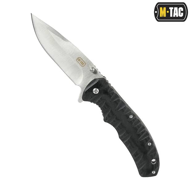 2 - Ніж складаний M-TAC Type 4. Сірий