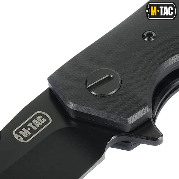 6 - Ніж складаний M-TAC Type 6. Чорний