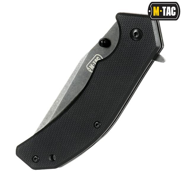 4 - Ніж складаний M-TAC Type 8. Чорний