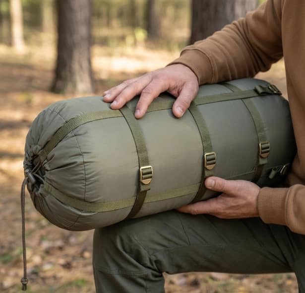 6 - Армійський шведський спальник Carinthia Sovsäck 2000B Оригінал. Олива