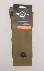 4 - Шкарпетки потовивідні Pentagon Iris Coolmax EL14011. Койот