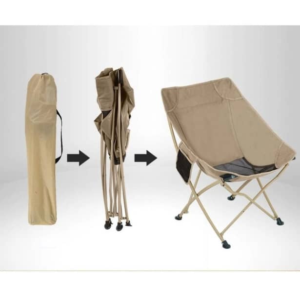 5 - Складной стул BRS-Y03B, бежевый