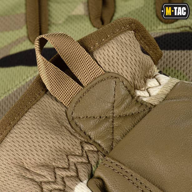 8 - Перчатки M-Tac Scout Tactical Mk.2 кожаные. Мультикам