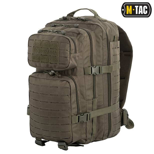 1 - Рюкзак тактический M-Tac Large Assault Pack Laser Cut. Олива