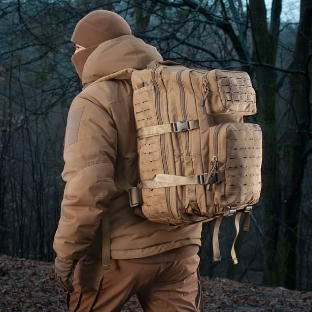 6 - Рюкзак тактический M-Tac Large Assault Pack Laser Cut. Койот