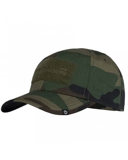1 - Кепка тактическая Pentagon Tactical 2.0 BB. Камуфляж Woodland