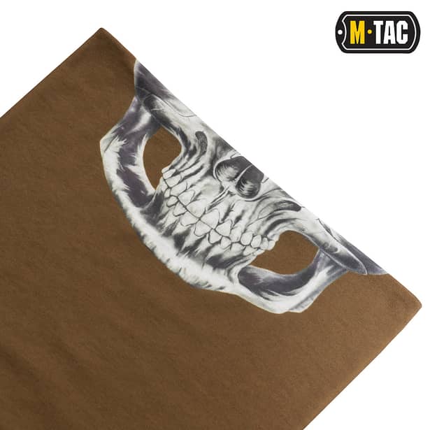 7 - Шарф-труба полегшений M-Tac Reaper Skull. Койот