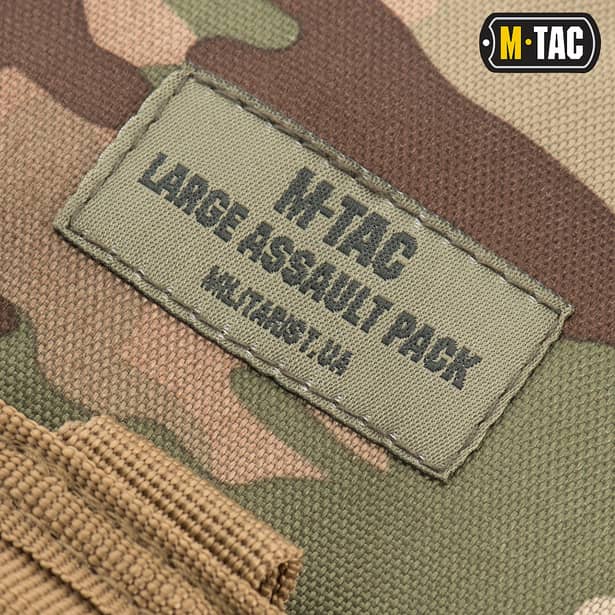 11 - Рюкзак тактичний M-Tac Large Assault Pack. Мультикам