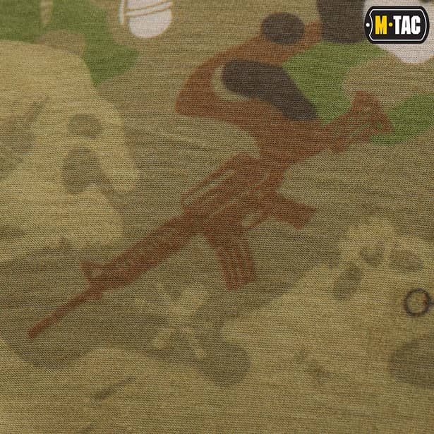 8 - Шарф-труба полегшений M-Tac War Camo. Койот