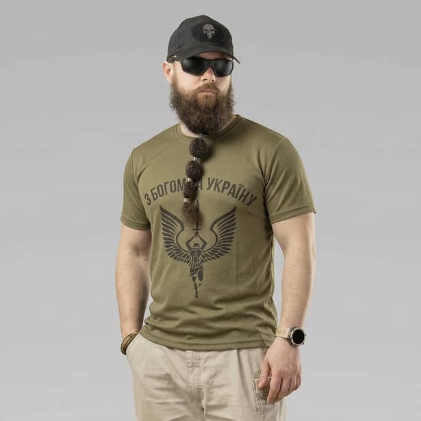 3 - Футболка Coolmax За Украину. Олива