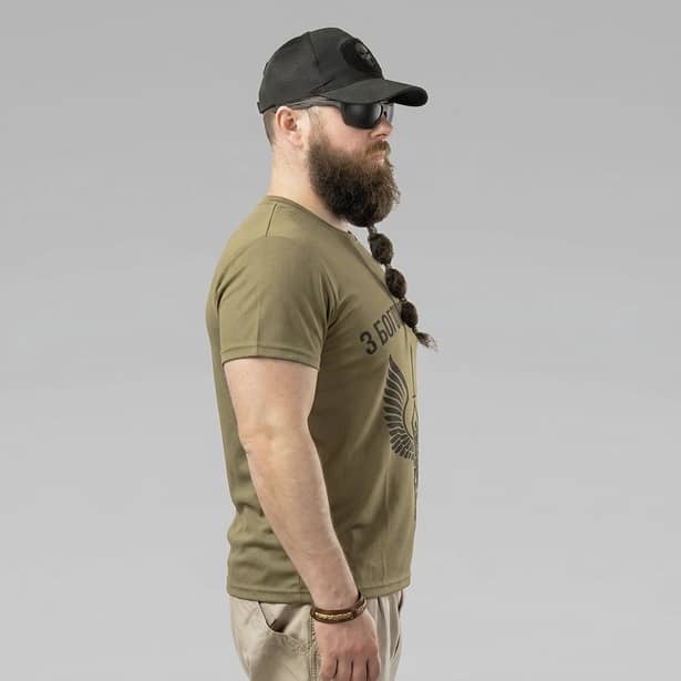 4 - Футболка Coolmax За Украину. Олива