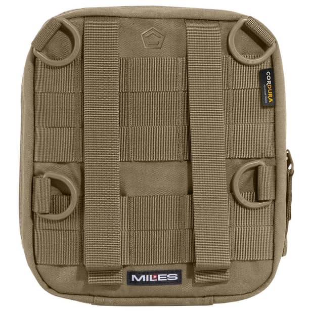 2 - Органайзер тактичний Pentagon EDC 2.0 Pouch Molle LaserCut. Койот