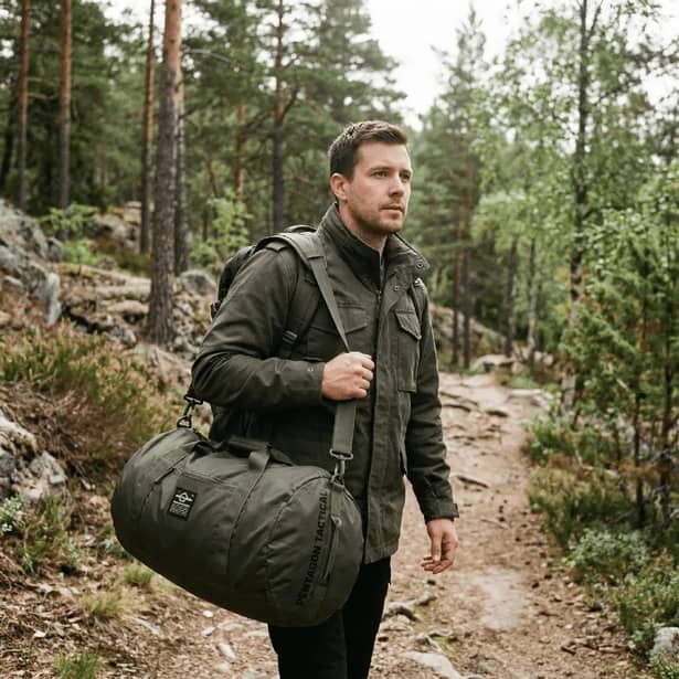 6 - Сумка Pentagon Kanon 2.0 Packable Duffle 45 л. Олива