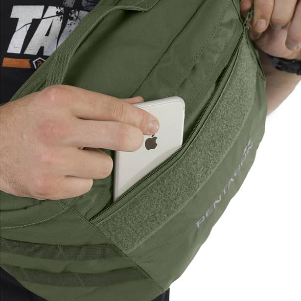 4 - Сумка через плечо Pentagon Telamon 8,5 л. Олива