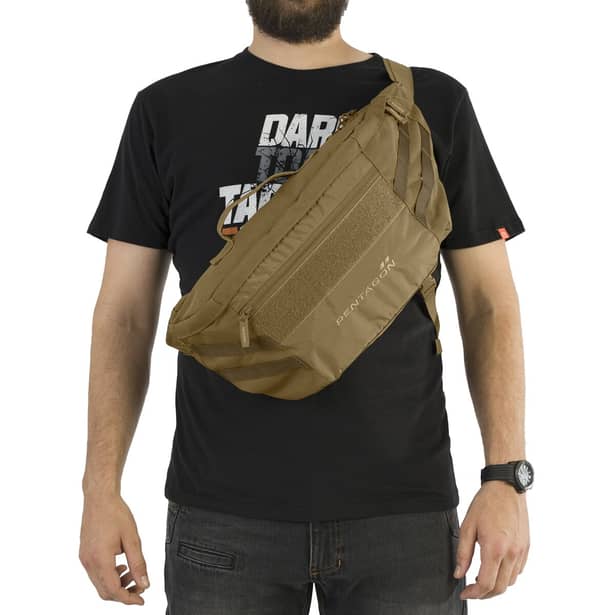 3 - Сумка через плечо Pentagon Telamon 8,5 л. Койот