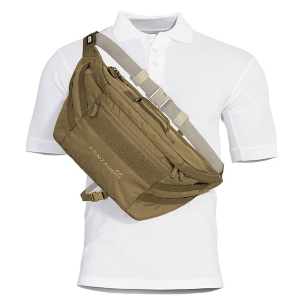 2 - Сумка через плечо Pentagon Telamon 8,5 л. Койот