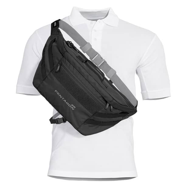 2 - Сумка через плечо Pentagon Telamon 8,5 л. Черный