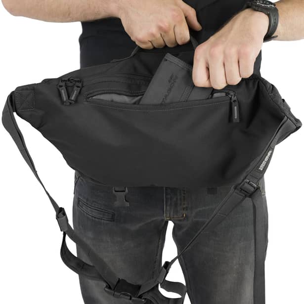 4 - Сумка через плечо Pentagon Telamon 8,5 л. Черный