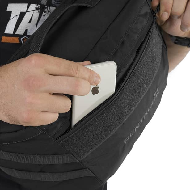 6 - Сумка через плечо Pentagon Telamon 8,5 л. Черный