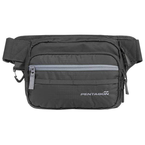 1 - Сумка на пояс Pentagon Runner Concealment Pouch Police. Чорний