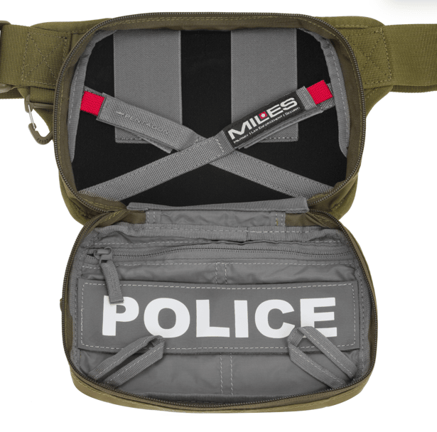 4 - Сумка на пояс Pentagon Runner Concealment Pouch Police. Олива