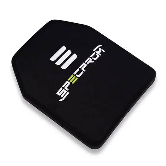6 - Керамічна бронеплита Sic+PE 4-го класу SPECPROM. Вага 2,0 кг. Розмір 25 на 30 см. Чорна
