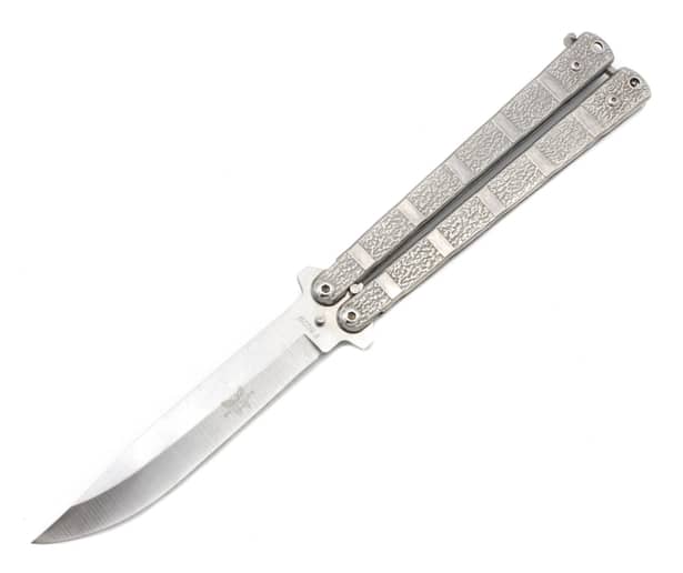 1 - Нож бабочка Benchmade A814. Серый