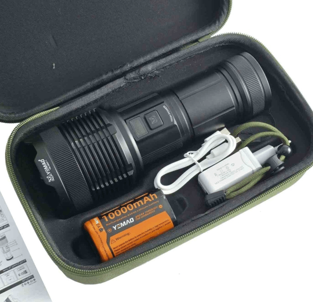 2 - Ручной фонарь YEMAO YM-G647-1 TG 60W. Черный
