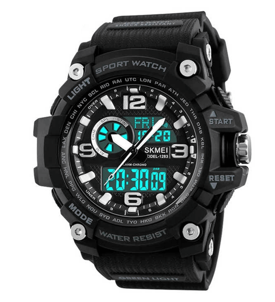 3 - Годинник наручний SKMEI 1283BK. Чорний
