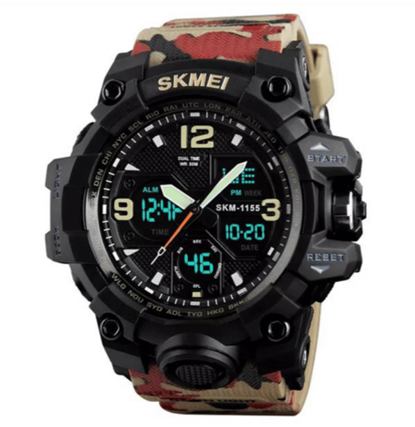 1 - Годинник наручний SKMEI 1155BAG. Мультикам