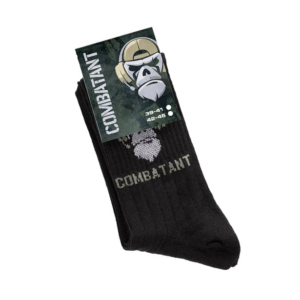 6 - Носки трекинговые Combatant Ranger Trek Mid Core. Черный