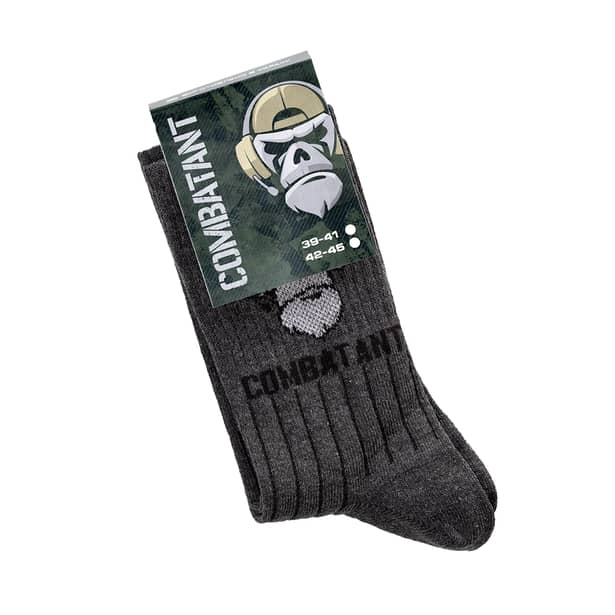 6 - Носки трекинговые Combatant Ranger Trek Mid Core. Серый