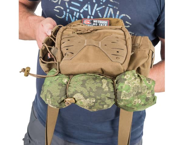 4 - Тактична бокова сумка Helikon EDC 11л. Койот