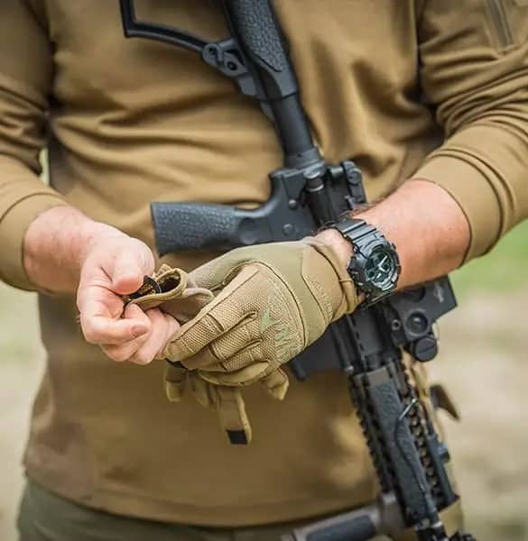 3 - Перчатки тактические Helikon Range. Мультикам