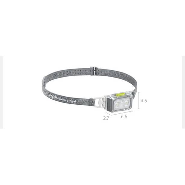 2 - Фонарь налобный Naturehike CNK2550ZM011. Серый