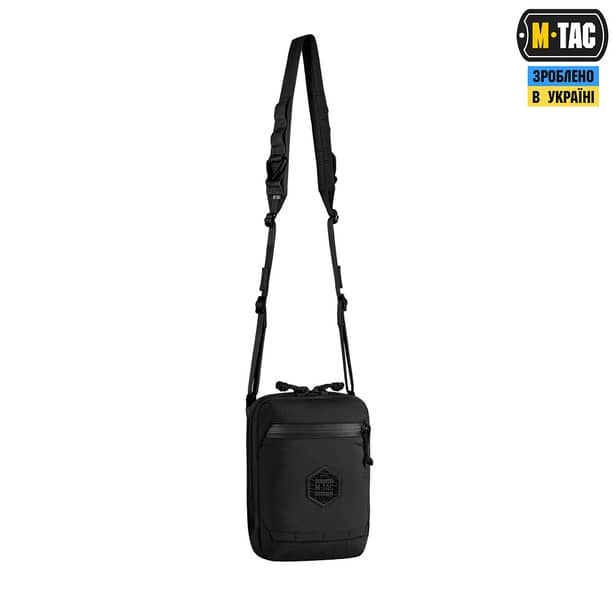5 - Сумка через плече M-Tac Pocket Hardsling Lite-C Elite. Чорний