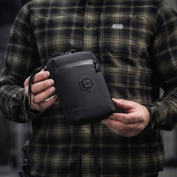 6 - Сумка через плече M-Tac Pocket Hardsling Lite-C Elite. Чорний
