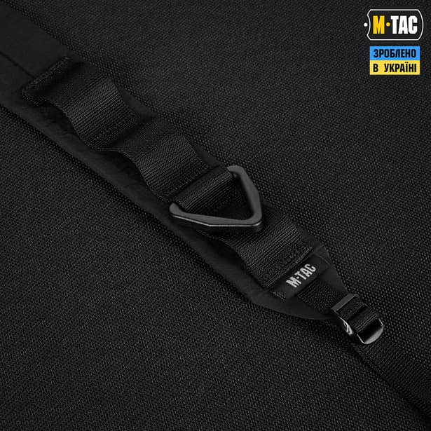 12 - Сумка через плече M-Tac Pocket Hardsling Lite-C Elite. Чорний