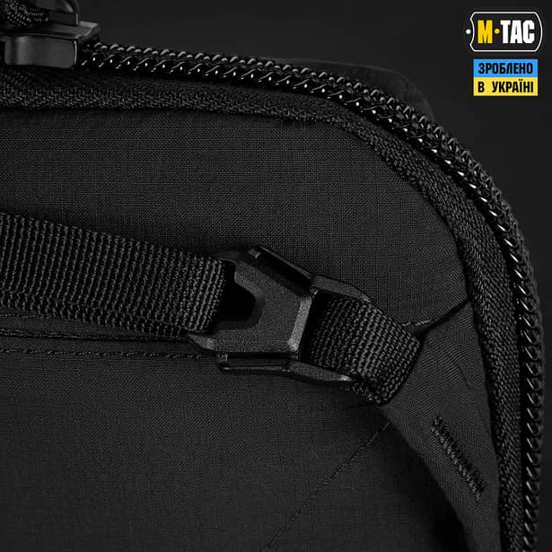 13 - Сумка через плече M-Tac Pocket Hardsling Lite-C Elite. Чорний