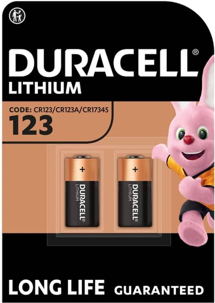 1 - Батарейки Duracell Ultra Lithium CR123A, 2 шт