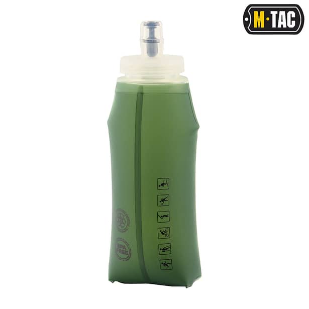 4 - Пляшка для води M-Tac 500 мл м'яка. Олива