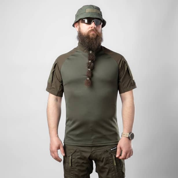 3 - Убакс тактичний Combatant Raider Core короткий рукав. Хакі